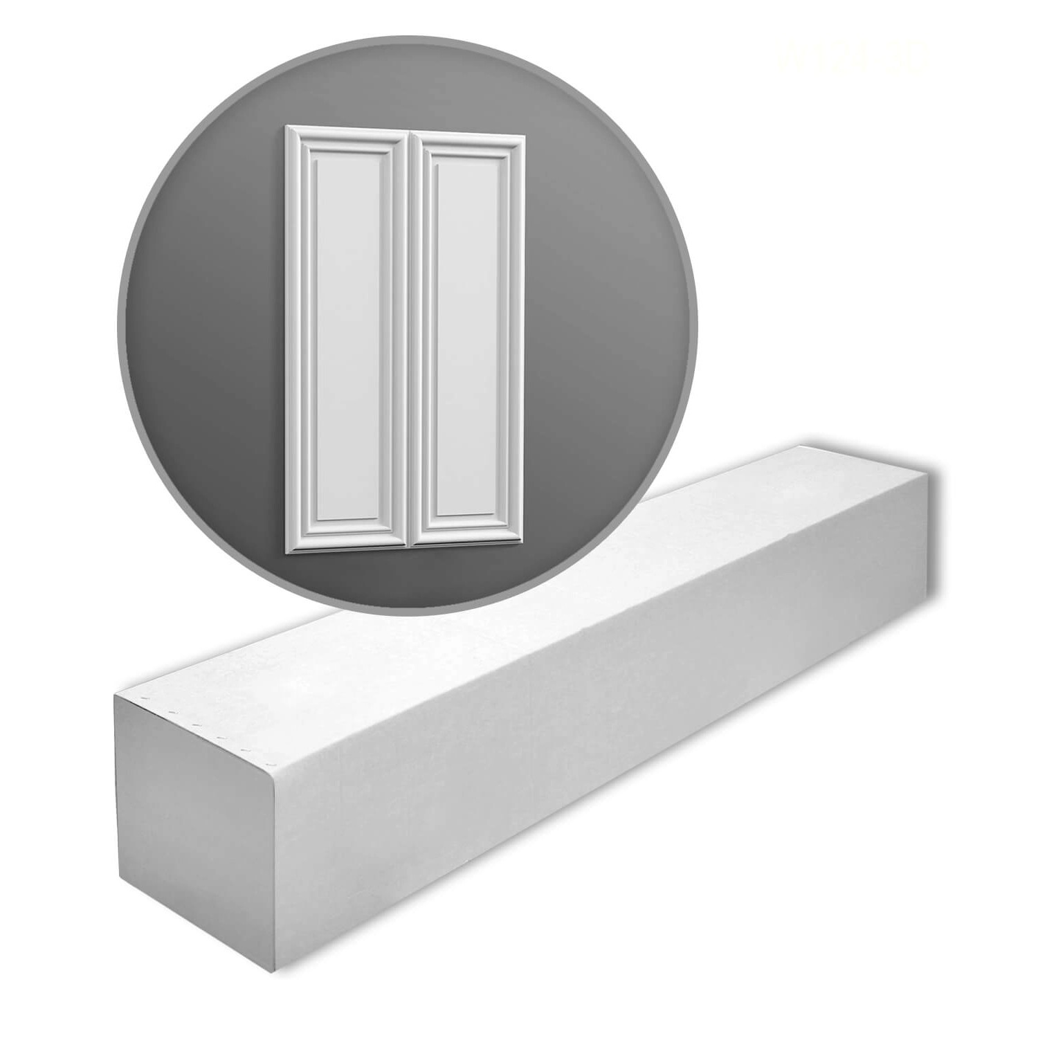 ORAC DECOR W124-Box BURLINGTON 3D Wandpaneele 1 Karton mit 3 Paneelen 2,4 m2 Weiß ORAC DECOR W124-Box BURLINGTON 3D Wandpaneele 1 Karton mit 3 Paneelen 2,4 m2 Weiß von ORAC