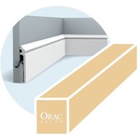 Orac - 4-Meter-Packung Sockelleisten ideal für Renovierungen SX186 von ORAC
