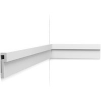Wand- und Friesleiste Orac Decor PX198 modern u-steps Zierleiste Sockelleiste Eckleiste Modernes Design weiß 2 m Wand- und Friesleiste Orac Decor PX198 modern u-steps Zierleiste Sockelleiste Eckleiste Modernes Design weiß 2 m von ORAC