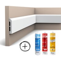 Orac - Paket mkp 12 laufende Meter SX183 + Kleber l 200 x h 7,5 x l 1,3 cm von ORAC
