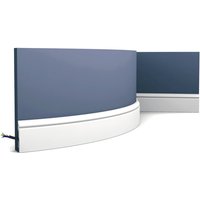 Orac - Sockelleiste Fußleiste von Decor SX165F axxent flexible Profilleiste Wand Boden Leiste Kabelschutz Funktion 2 Meter Orac - Sockelleiste Fußleiste von Decor SX165F axxent flexible Profilleiste Wand Boden Leiste Kabelschutz Funktion 2 Meter von ORAC