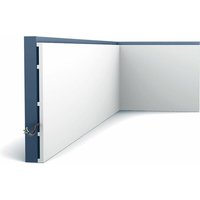 Orac - Sockelleiste Decor SX207 modern square Zierleiste Wandpaneel Wandleiste Modernes Design weiß 2 m von ORAC