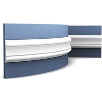 Orac - Stuckprofil Friesleiste Decor P8040F luxxus flexible Wand Leiste Rahmen Dekor Profil flex Leiste stoßfest 2 Meter Orac - Stuckprofil Friesleiste Decor P8040F luxxus flexible Wand Leiste Rahmen Dekor Profil flex Leiste stoßfest 2 Meter von ORAC