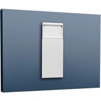 Türumrandung Stuck Orac Decor D310 luxxus Sockel Zierelement Profil Wand Dekor Element robust und stoßfest 25 cm hoch - weiß von ORAC