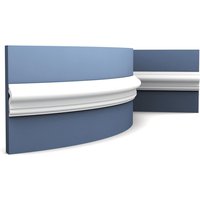 Orac - Wand- und Friesleiste Decor PX175F axxent flexible Zierleiste Stuckleiste Modernes Design weiß 2m Orac - Wand- und Friesleiste Decor PX175F axxent flexible Zierleiste Stuckleiste Modernes Design weiß 2m von ORAC