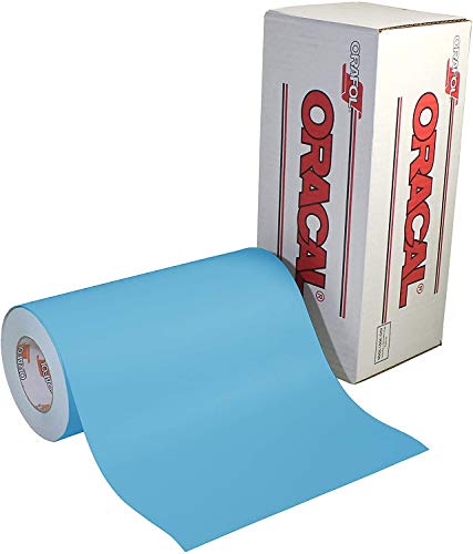 ORACAL 813 Schablonen-Folienrolle, PVC, hellblau, 12"X10" von ORACAL
