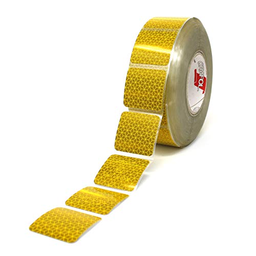 Orafol Reflexite VC 104 Curtain Grade Segmentiert Konturmarkierung Reflexband (Gelb, 1 Meter (8,99 € / Meter)) von ORAFOL