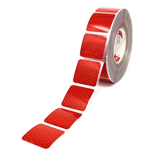 Orafol Reflexite VC 104 Curtain Grade Segmentiert Konturmarkierung Reflexband (Rot, 1 Meter (8,99 € / Meter)) von ORAFOL