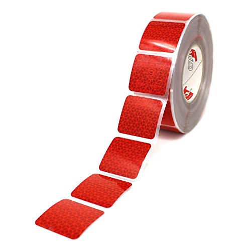 Orafol Reflexite VC 104 Curtain Grade Segmentiert Konturmarkierung Reflexband (Rot, 10 Meter (4,90 € / Meter)) von ORAFOL