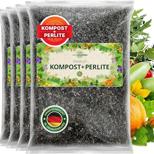 ORAGARDEN Kompost 12L – Komposterde für Pflanzen und Garten – mit Perlite für lockeren Boden ORAGARDEN Kompost 12L – Komposterde für Pflanzen und Garten – mit Perlite für lockeren Boden von ORAGARDEN