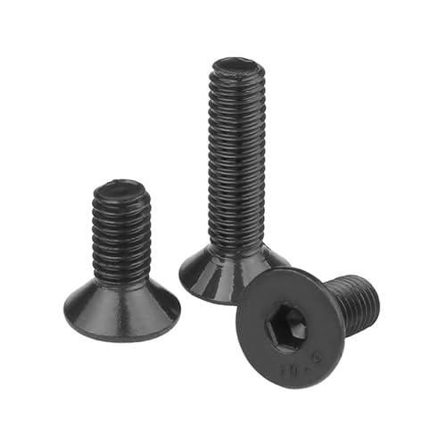 ORANXIN M10 x 20mm 5 Pcs Senkkopfschrauben Bolzen Klasse 10.9 Kohlenstoffstahl Hex Innensechskant Schrauben Flachkopf Maschine Inbusschrauben von ORANXIN