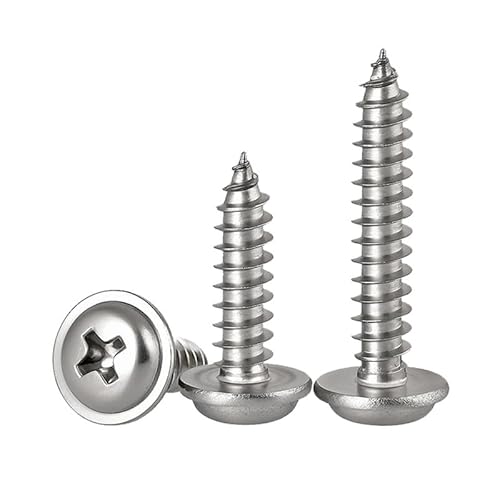 ORANXIN M2.6 x 6mm 100 Pcs Rundkopf Selbstschneidende Schrauben mit Unterlegscheibe Edelstahl 304 Schrauben Kreuz Linsenkopf Holzschraube ORANXIN M2.6 x 6mm 100 Pcs Rundkopf Selbstschneidende Schrauben mit Unterlegscheibe Edelstahl 304 Schrauben Kreuz Linsenkopf Holzschraube von ORANXIN