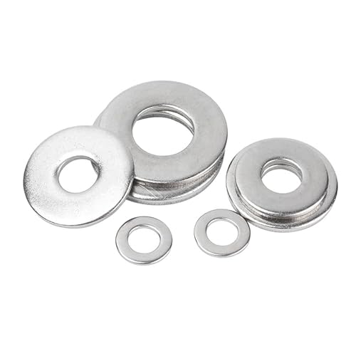 ORANXIN M4 x 14 x 1.5 20 Pcs Edelstahl 304 Flachscheiben Metall Schrauben Ultradünn Meson Industrielle Befestigung Dichtung von ORANXIN