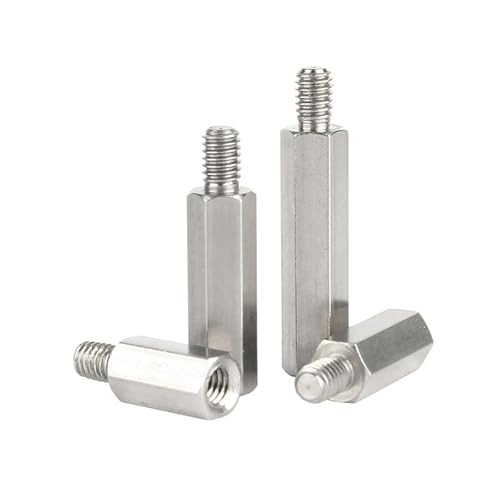 ORANXIN M5 x 15 +8mm 5 Pcs Edelstahl 304 Standoffs Schrauben Einzelnes Ende Innengewinde Hex Spacers Muttern PCB Motherboard Hexagonal Abstandshalter von ORANXIN
