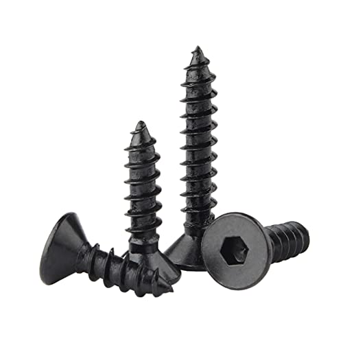 ORANXIN M6 x 25mm 20 Pcs Flachkopf Schrauben Treibschrauben Stufe 8.8 Kohlenstoffstahl Senkkopf Selbstbohrende Schrauben Innensechskant Holzschrauben ORANXIN M6 x 25mm 20 Pcs Flachkopf Schrauben Treibschrauben Stufe 8.8 Kohlenstoffstahl Senkkopf Selbstbohrende Schrauben Innensechskant Holzschrauben von ORANXIN