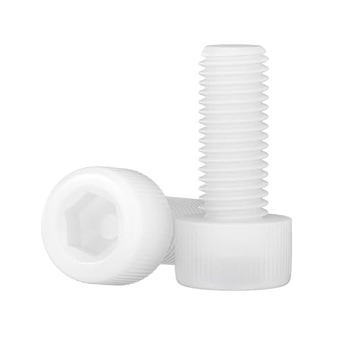 ORANXIN M8 x 40mm 10 Pcs Kunststoff Innensechskant Zylinderkopfschrauben Fassungskappen Isolierung Flammhemmend Nylon Tassenkopf Bolzen für Elektronik ORANXIN M8 x 40mm 10 Pcs Kunststoff Innensechskant Zylinderkopfschrauben Fassungskappen Isolierung Flammhemmend Nylon Tassenkopf Bolzen für Elektronik von ORANXIN