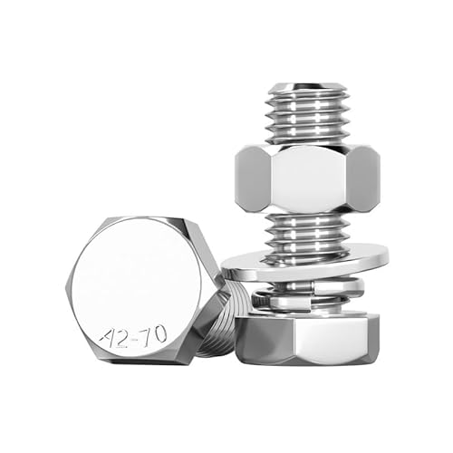 ORANXIN M8 x 55mm 5 pcs Sechskant Unterlegscheiben Bolzen Mutter Sätze Kombinationen Schrauben Edelstahl 304 Sechskantschrauben Hexagonal Kopf Bolzen ORANXIN M8 x 55mm 5 pcs Sechskant Unterlegscheiben Bolzen Mutter Sätze Kombinationen Schrauben Edelstahl 304 Sechskantschrauben Hexagonal Kopf Bolzen von ORANXIN