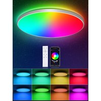 Deckenleuchte Dimmbar RGB Bluetooth Fernbedienung APP-Steuerung von ORAYMIN