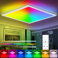 LED Panel RGB Deckenleuchte CCT Dimmbar mit Fernbedienung von ORAYMIN