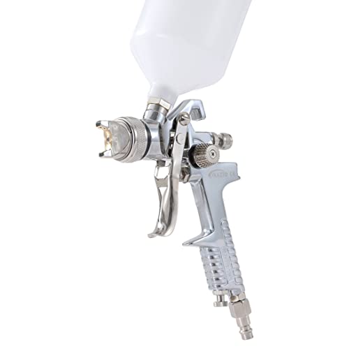 Orazio HVLP Mini Lackierpistole Spritzpistole Professionelle 600cc 1,8mm Kupferdüse Aluminium Spraypistole Farbpistole Luftkompressor Werkzeug für Auto-Autodetail-Lackierung 2254208 von ORAZIO