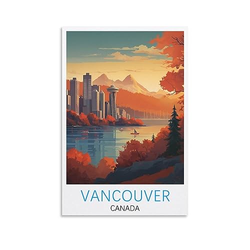 Vancouver Canada Vintage-Reiseposter, 30 x 45 cm, Leinwanddruck für Wohnzimmer, Schlafzimmer, Wohnheim, Zuhause, Büro, Wanddekoration Vancouver Canada Vintage-Reiseposter, 30 x 45 cm, Leinwanddruck für Wohnzimmer, Schlafzimmer, Wohnheim, Zuhause, Büro, Wanddekoration von ORBANA