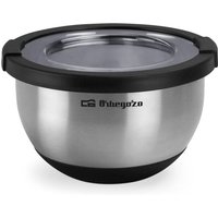 Orbegozo Schüssel de Edelstahl boa 1500 - boa Serie - langlebig und sicher - Fassungsvermögen 1,5l - rutschfester Boden - bpa frei de von ORBEGOZO