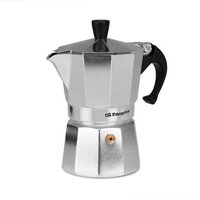Orbegozo kf 300 Kaffeemaschine de Aluminium für 3 Tassen - bereitet köstlichen Kaffee in Minutenschnelle in jeder Küche - ergonomischer Griff und von ORBEGOZO