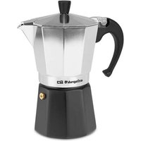 Orbegozo kfm 630 Kaffeemaschine de Aluminium - brüht 6 Tassen de Kaffee in wenigen Minuten - ergonomischer Griff für eine sichere Handhabung - Ventil von ORBEGOZO