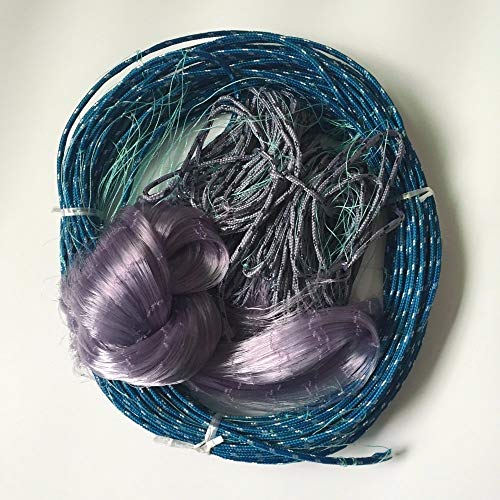 ORBIBA Fischerei Kiemennetz Finefish Gill Net Monofilament Single Layer Fishing Net 1.8 * 30m Größe Cast Nets Fische fangen Netzwerk (Color : Mesh 60X60mm) von ORBIBA
