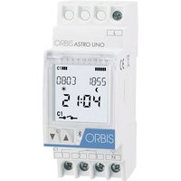 ORBIS Zeitschalttechnik Zeitschaltuhr für Hutschiene Betriebsspannung: 230 V/AC ASTRO UNO 1 Wechsler von ORBIS ZEITSCHALTTECHNIK