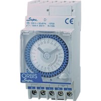 Orbis Zeitschalttechnik - supra d 230 v Hutschienen-Zeitschaltuhr analog 230 v/ac von ORBIS ZEITSCHALTTECHNIK