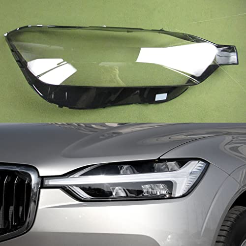 ORCOW Scheinwerferglas für Volvo XC60 2018 2019 2020 2021, Autoscheinwerfer Links Rechts Abdeckungsersatz, 1 StüCk,Right-1-pcs von OrcoW