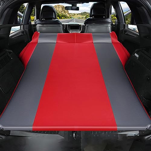 ORDALI Auto Luftmatratze Matratze für Suzuki Ignis Ignis Jimny S-Cross Vitara SUV,Aufblasbare Bettauflagen Rücksitz Air Bett Kofferraum Luftbett Reisen Luftcouch Tragbare Isomatte,F-Red von ORDALI