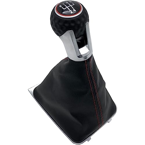 ORDALI Auto Schaltknauf für VW Golf 7 A7 MK7 /GTI/GTD 2013-2018,Schalthebel Schaltknöpfe Handball Griff Knauf Schaltsack Schaltknüppel Gang Getriebe Hebelkopf Ersatzteil,5 Speed Case B7 von ORDALI