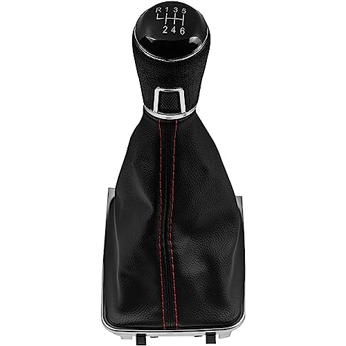 ORDALI Auto Schaltknauf für VW Golf 7 A7 MK7 /GTI/GTD 2013-2018,Schalthebel Schaltknöpfe Handball Griff Knauf Schaltsack Schaltknüppel Gang Getriebe Hebelkopf Ersatzteil,6 Speed Case A6 von ORDALI