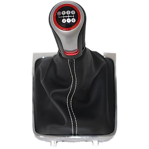 ORDALI Auto Schaltknauf für VW Passat B6 CC 3C R36 2005-2011,Schalthebel Schaltknöpfe Handball Griff Knauf Schaltsack Schaltknüppel Gang Getriebe Hebelkopf Ersatzteil,6 Speed Type B7 von ORDALI
