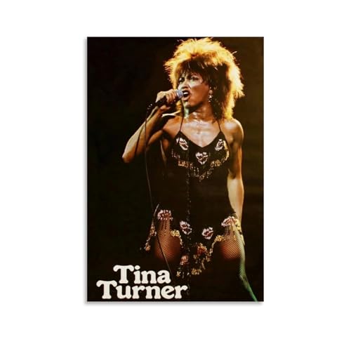 OREAUORN Tina Turner (3) Poster, Wandkunst, Leinwandbezug, ästhetisches Vintage-Poster, dekoratives Gemälde für Wohnzimmer, Schlafzimmer, 30 x 45 cm, ungerahmter Stil von OREAUORN