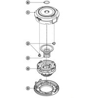 Obere Abdeckung für Freischneiderkopf 539137 Oregon 544357 Obere Abdeckung für Freischneiderkopf 539137 Oregon 544357 von OREGON