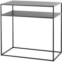 Konsolentisch modern Flur 80x40 cm mit 2 Metallablagen anthrazit Omaha Konsolentisch modern Flur 80x40 cm mit 2 Metallablagen anthrazit Omaha von ORESTELUCHETTA