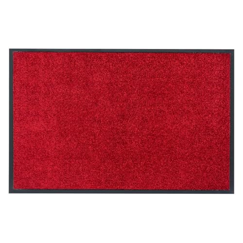 OREX X-Tra Clean Schmutzfangmatte Schmutzfangläufer Fußmatte Fußabtreter (rot, ca. 40 x 60 cm) von OREX