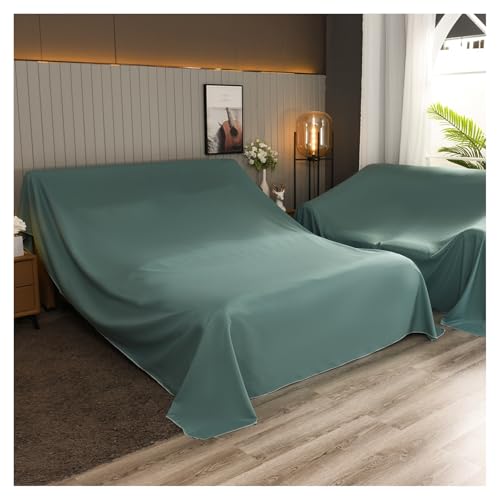OREZAUQS Staubschutzfolien für Möbel, große Staubschutzfolien, Staubschutz für Möbel, leichte Staubschutzfolien für Möbel (grün, 2,4 x 3 m) von OREZAUQS