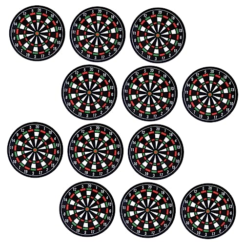 ORFOFE 12st Untersetzer Für Dartscheiben Dartscheiben-mattenhalter Dart-partygeschenke Topflappen Aus Kunststoff Untersetzer Für Autotassen Runder Untersetzer Abs Bier Getränkehalter von ORFOFE