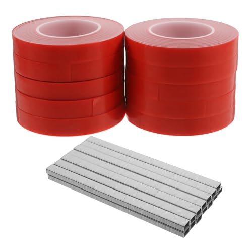 ORFOFE 10 Rollen Pflanzenbindegerät mit Langlebigem PVC Band und Heftklammern Einfach zu Bedienen Flexibel für Garten Zimmerpflanzen Tomaten und Pfingstrosen Geeignet ORFOFE 10 Rollen Pflanzenbindegerät mit Langlebigem PVC Band und Heftklammern Einfach zu Bedienen Flexibel für Garten Zimmerpflanzen Tomaten und Pfingstrosen Geeignet von ORFOFE