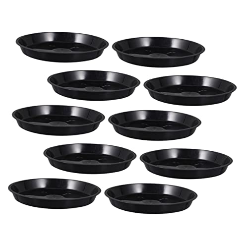 ORFOFE 10 Stück Blumentopf Untersetzer aus Robustem Kunststoff Praktisches Design Vielseitig Einsetzbar für Garten Balkon und Innenbereich Langlebig Formstabil und Wiederverwendbar von ORFOFE