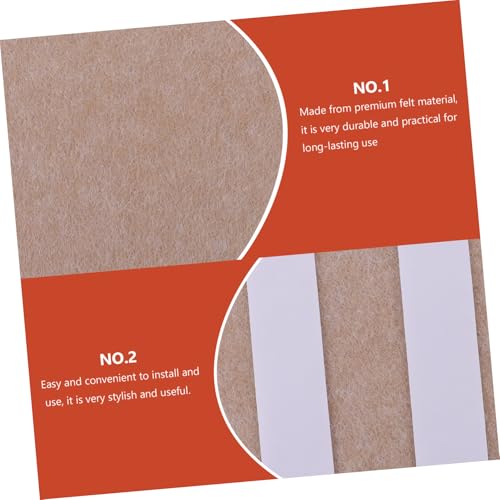 ORFOFE 10 Stück Selbstklebende Sechseckige Filz pinnwand Memo Board Dekoratives Hexagon Bulletin Board für Fotos Nachrichten Vielseitige Wanddeko Praktische Wandtafel ohne Beschädigung von ORFOFE