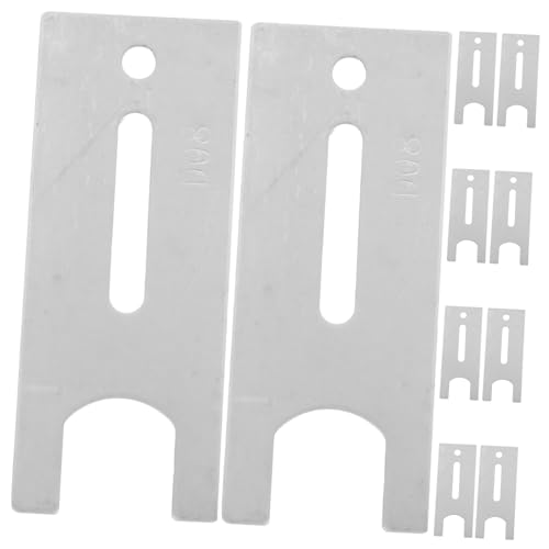 ORFOFE 10 Stück Teiliges Aluminiumlegierung Fensterverriegelungen für Horizontale Schiebefenster und Schiebetüren Kindersichere Sicherheitssperren Einfache Montage Vielseitiger Schutz von ORFOFE