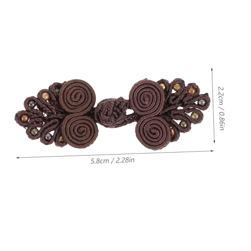 ORFOFE 10 Stück Teiliges Chinesische Froschknöpfe Cheongsam Verschluss Handgefertigt Dekorativ Geeignet für Tang anzüge und Traditionelle Kleidung Langlebig ORFOFE 10 Stück Teiliges Chinesische Froschknöpfe Cheongsam Verschluss Handgefertigt Dekorativ Geeignet für Tang anzüge und Traditionelle Kleidung Langlebig von ORFOFE