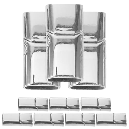 ORFOFE 10 Stück Teiliges DIY Schmuckverschluss aus Langlebiger Legierung Feine Politur Leichte Metallverbinder für Armbänder und Halsketten Einfach zu Montieren Vielseitig Einsetzbar für von ORFOFE