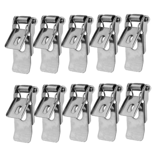 ORFOFE 10 Stück Teiliges Downlight Federklemmen aus Stabilem Eisen Langlebige Halteclips für Einbauleuchten Einfache Montage Zuverlässige Fixierung von Panel Lampen Zubehör von ORFOFE