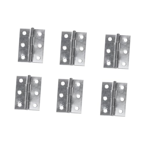 ORFOFE 10 Stück Teiliges Edelstahl Schrankbeschläge Scharniere Silber Langlebige Cupboard Hinges für Möbel Schmuckkästen Aufbewahrungsboxen Vielseitig Einsetzbar ORFOFE 10 Stück Teiliges Edelstahl Schrankbeschläge Scharniere Silber Langlebige Cupboard Hinges für Möbel Schmuckkästen Aufbewahrungsboxen Vielseitig Einsetzbar von ORFOFE